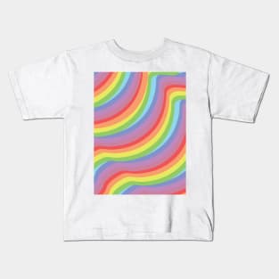 Pastel Rainbow Kids T-Shirt